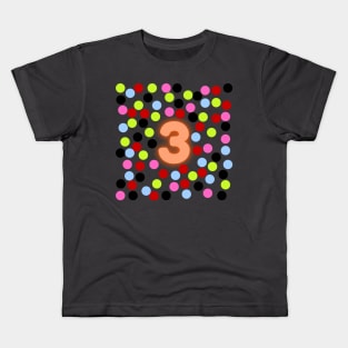 3 Number Kids T-Shirt